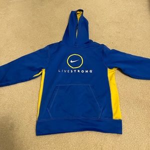 Livestrong hoodie, size youth medium
